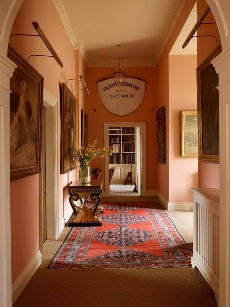 Interior hallway at Farleigh House
