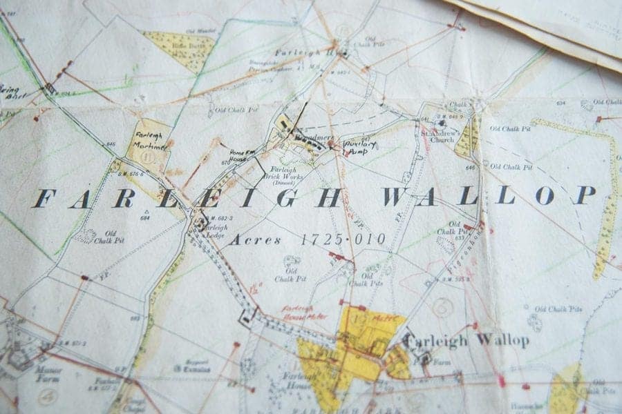 farleigh wallop estate map