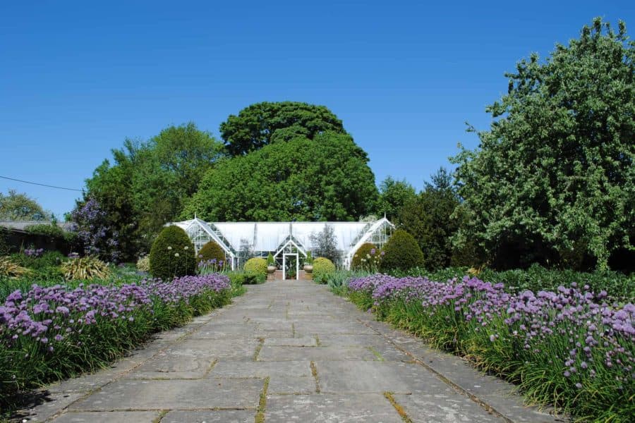 Outstanding views in the Farleigh Wallop Gardens