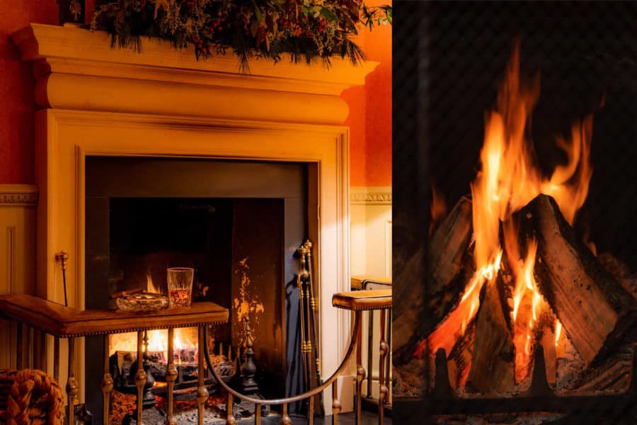 A perfect fireside Christmas at Farleigh House